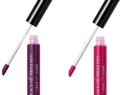 LAKMÉ Lipstick Rich Mahogany (Matte) & Lakme Forever Matte Liquid Lip 32 Pink Floss