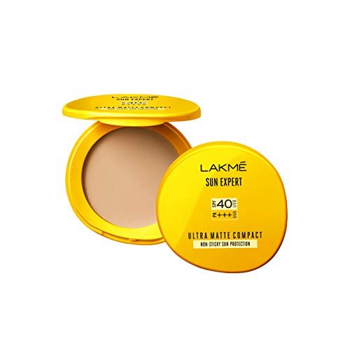 LAKMÉ Sun Expert Ultra Matte Compact, Spf 40 (Pa+++), 7G, All, Brown LAKMÉ Sun Expert Ultra Matte Compact, Spf 40 (Pa+++), 7G, All, Brown