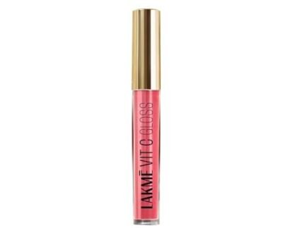 LAKME SuperglowVIT C, Glossy Glass Shine Lip Gloss, PechyNudeC2, for Lustrous and Nourished Lips, with Vitamin C & E, High Shine Formula, Reduces Fine Lines, for Women