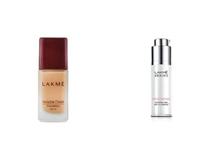 LAKMÉ © Invisible Finish Spf 8 Radiant Foundation, For All Skin Shade 01, 25Ml And Lakme © Absolute Perfect Radiance Skin Serum, Lightening & Brightening, 30Ml, 1 Count