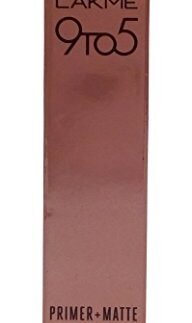 Lakmé 9 to 5 Primer + Matte Lip Color, MP18 Plum Pick, 3.6g