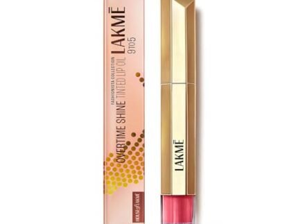 Lakme 9to5 Overtime Shine Tinted Lip Oil – Pink Bloom 5.3ml