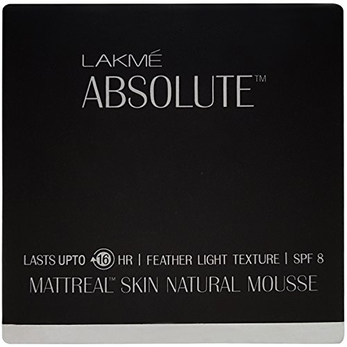 Lakmé Absolute Mattreal Skin Natural Mousse, Golden Medium 03, 25g Lakmé Absolute Mattreal Skin Natural Mousse, Golden Medium 03, 25g