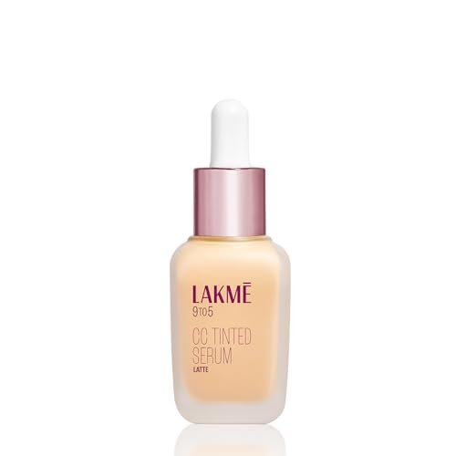 Lakme CC Tinted Serum with 2% Hyaluronic Acid||Tinted Moisturizer to Brighten Skin|| Conceal Dark Spots|| Latte – 30ml Lakme CC Tinted Serum with 2% Hyaluronic Acid||Tinted Moisturizer to Brighten Skin|| Conceal Dark Spots|| Latte – 30ml