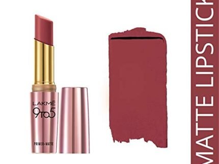 Lakmé MP7 9 to 5 Primer Matte Lip Color, Rosy Sunday, 3.6g
