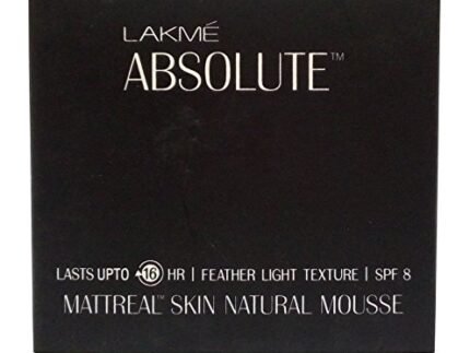 Lakmé Mattreal Skin Natural Mousse – 02 Rose Fair, 25g Carton