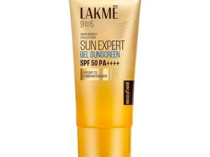 Lakmē Sun Expert SPF 50 PA+++ Gel Sunscreen, Niacinamide | Water-Light|For Oily & Combination Skin| Non-sticky | For All Skin Types, For UVA/B Protection,No White Cast 50g