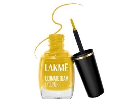 Lakme Ultimate Glam Eye Liner, Semi Matte, Quick drying, Water resistant & Smudgeproof Eye Liner, Golden, 9ml