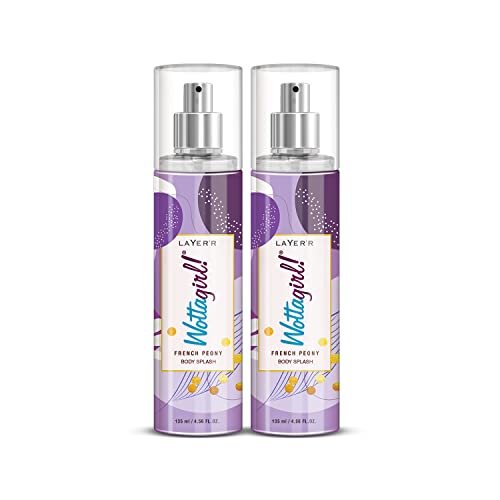 Layer’r Wottagirl French Peony Body Splash for Women | Long Lasting Fragrance (135ml) (Pack of 2) Layer’r Wottagirl French Peony Body Splash for Women | Long Lasting Fragrance (135ml) (Pack of 2)