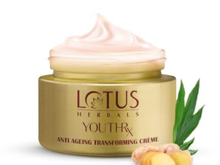 Lotus Herbals YouthRx Anti Ageing Transforming Face Cream SPF 25 and PA+++ | Reduce Dark Spots and Blemishes | Preservative Free | Suitable For Oily, Dry & Combination Skin| For Women and Men | 50G