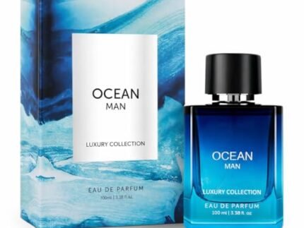 Luxury Men Ocean Aquatic Eau De Parfum With Marine, Orchid & Musk|Long Lasting Fresh Citrusy & Woody Edp Fragrance Scent Liquid Perfume,100 Ml