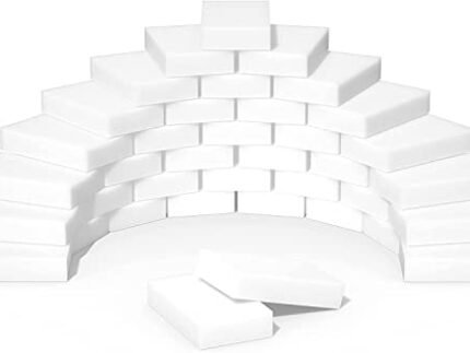 MTROYALDIA Magic Sponge Eraser, 40 Pack Premium Melamine Sponge Foam Cleaning Pads, Non-Scratch Scrub Sponge, Household Cleaning Kitchen Dish Sponges