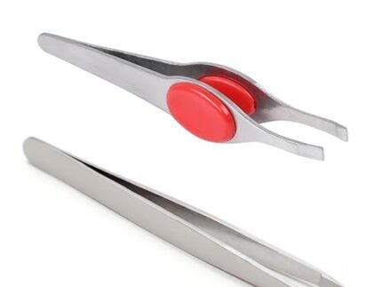 Midazzle Face Accessories (Tweezer + Slant Tip Tweezer) – Combo Pack of 2