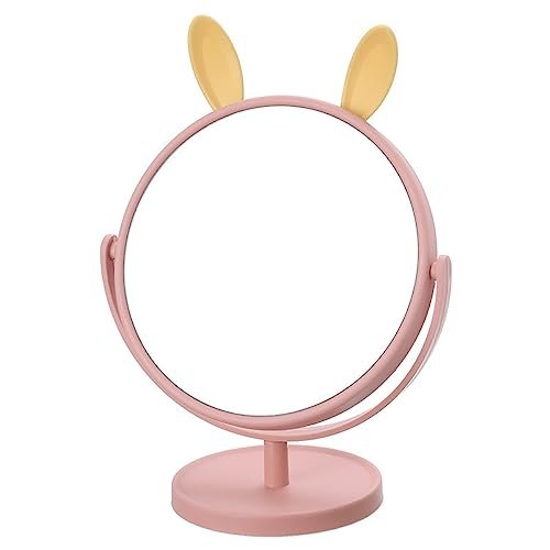 Mockery® Desktop Makeup Mirror Rabbit Ear Mirror Cosmetic Mirror Practical Cosmetic Mirror Makeup Mirror for Girls Vanity Mirror (Pink – Rabbit Ear) Mockery® Desktop Makeup Mirror Rabbit Ear Mirror Cosmetic Mirror Practical Cosmetic Mirror Makeup Mirror for Girls Vanity Mirror (Pink – Rabbit Ear)