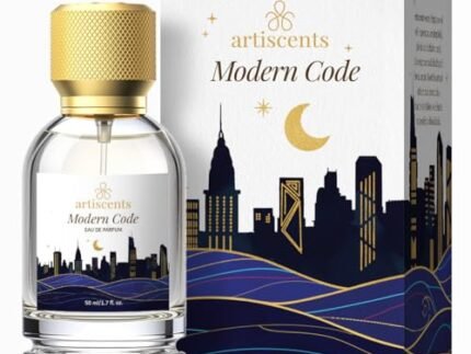 Modern Code Eau de Parfum 50ml - Spicy Woody Perfume for Men - Long Lasting Fresh Masculine Fragrance with Apple Ginger Bergamot - Premium Gift for Office & Casual Wear