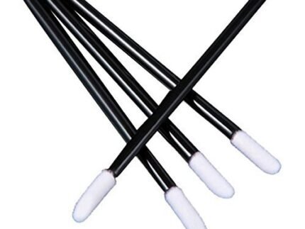 NESA Disposable Makeup Brush Set (Lip and Gloss Brush Wands Lipstick Applicators 50 Pcs) – Black