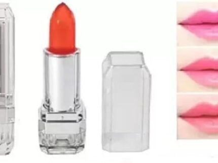 Natural Pink Color changing jelly finishing gel Lipstick