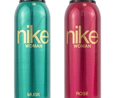 Nike Unisex Musk + Rose Deodorant Spray For Woman- Pack Of 2 (200Ml Each)