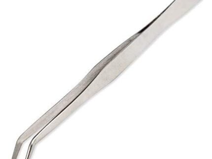 Non Magnetic Curved Tweezer (Silver)