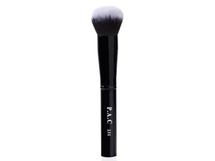 PAC Foundation Blending Brush 231 | Synthetic Bristle Makeup brush | Face Brush for Cream, Liquid And Powder Formulation | Medium Coverage Application | Black – 1 Brush