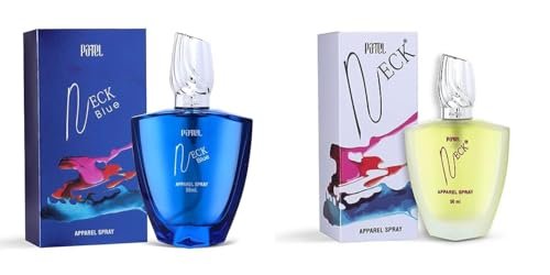 PATEL Neck & Neck Blue Apparel Spray Long Lasting Fresh And Powerful Fragrance Perfume For Mens & Womens | Luxury Scent Combo of 2 (50Ml) PATEL Neck & Neck Blue Apparel Spray Long Lasting Fresh And Powerful Fragrance Perfume For Mens & Womens | Luxury Scent Combo of 2 (50Ml)