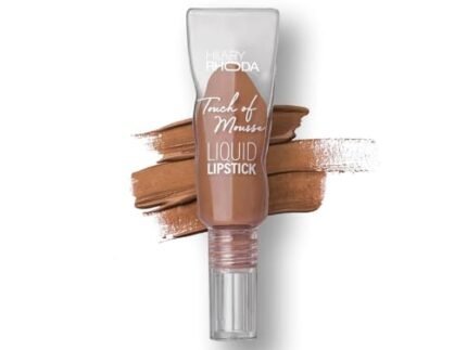 PREMIUM Touch Of Mousse Lipstick | Matte Finish & Long Lasting | Infused with Vitamin E | Weightless & Liquid Lipstick with Mousse Finish | Smudge & Water Proof | Vegan – 5ml (My Forever – Shade 01 SH-7711