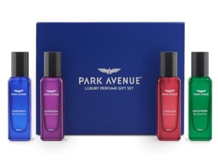 Park Avenue Luxury Perfume Gift Set for Men, 4x20 ml | Euphoria, Conquer, Harmony & Discoverer Perfume | Eau De Parfum | Premium Luxury Perfume for Corporate Man | Perfume for men Long Lasting Smell