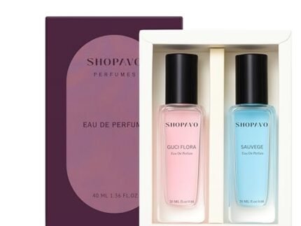 Perfume Combo Pack – Floral & Aqua (20 ml Each) | Eau de Parfum Long-Lasting Fragrance | Unisex Mini Perfume Gift Set for Men & Women | Travel-Friendly (Floral)