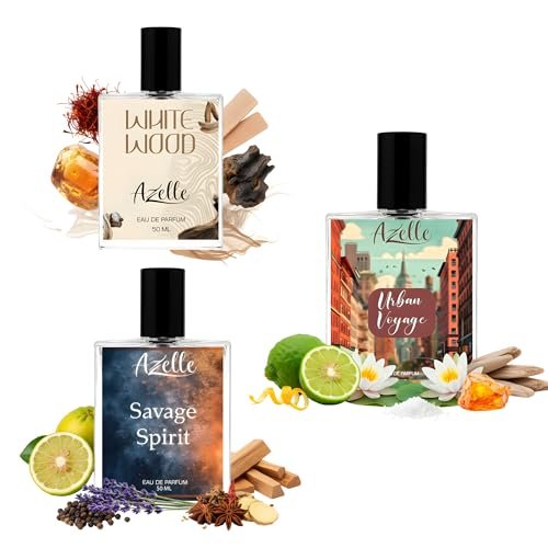 Perfume Combo | Savage Spirit, White Wood & Urban Voyage | Premium Long Lasting Eau de Parfum Gift Set | Woody Oud Aquatic Citrus Masculine Scents | Daily, Office & Evening Use (Pack Of 3) Perfume Combo | Savage Spirit, White Wood & Urban Voyage | Premium Long Lasting Eau de Parfum Gift Set | Woody Oud Aquatic Citrus Masculine Scents | Daily, Office & Evening Use (Pack Of 3)