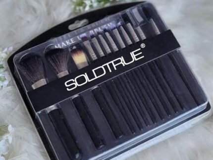 Premium Makeup Brush Set Of 12 Pieces For Professional Party Makeup Foundation Eyeshadow Ebbrow mascara Brushes Face Powder Brush (Multicolor)