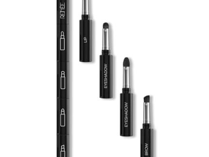 RENEE Core 4, 4-in-1 Makeup Brush, a Multipurpose Wand With 2 Eyeshadows, Lip & Eyebrow Brush - Hassle-free & Multi-functionality for Full Face Application in One Handy Applicator
