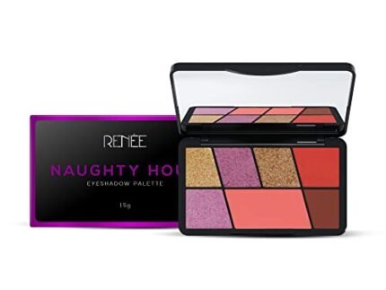 RENEE Eyeshadow Palette, Long Lasting, High Pigmented Multicolor Eye Makeup with Mattes & Shimmers, Naughty Hour 15gm