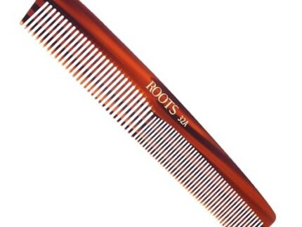 ROOTS Classic Comb | Dual Teeth For Styling & Detangling | Smooth & Round Teeth prevent Hair damage | For Women with Straight, Long, Wavy Hair | Wet & Dry use | Length – 7.95 Inch | Model No – 32A