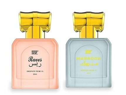 Ramsons SRF MABROOK & SRF Raees Concentrated Perfume Oil Combo (Pack of 2 x 20ml) |Alcohol Free |Attar Perfume Roll on