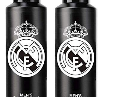 Real Madrid Original Black Combo Pack Of 2 Deodorant Spray – For Men