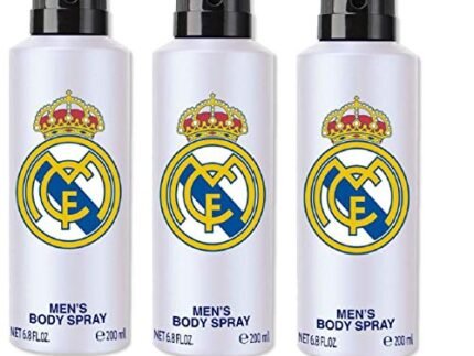 Real Madrid Original White Combo Pack Of 3 Deodorant Spray – For Men
