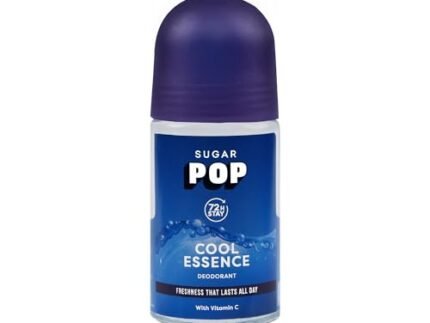 SUGAR POP Cool Essence Roll-On Deodorant | Anti-Perspiration | 72-Hour Stay | Vitamin C | 50 ml