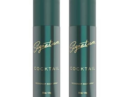 Signature Cocktail Deodorant for Men & Women | 10 International Fragrances in 1 Deo | Unisex Body Spray Perfume | Long Lasting Woody Spicy Fragrance | 200ml (Pack of 2)