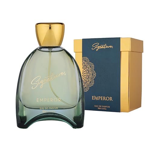 Signature Royal perfume- Emperor for Men|Premium long lasting fragrance| Eau De Parfum|Musk, vanilla fragrance|100 Ml|Pack of 1 Signature Royal perfume- Emperor for Men|Premium long lasting fragrance| Eau De Parfum|Musk, vanilla fragrance|100 Ml|Pack of 1