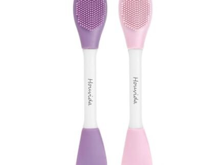 Silicone Face Mask Applicator, Facial Mask Brushes for Mud, Charcoal, Clay Mixed Mask, Soft Makeup Beauty Brush Tools for Apply Cream, Lotion (2 Packs)