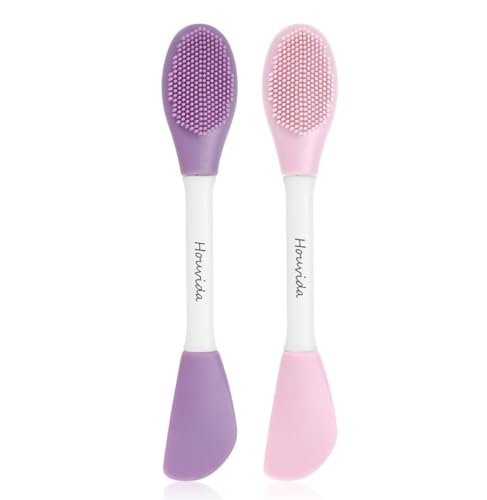 Silicone Face Mask Applicator, Facial Mask Brushes for Mud, Charcoal, Clay Mixed Mask, Soft Makeup Beauty Brush Tools for Apply Cream, Lotion (2 Packs) Silicone Face Mask Applicator, Facial Mask Brushes for Mud, Charcoal, Clay Mixed Mask, Soft Makeup Beauty Brush Tools for Apply Cream, Lotion (2 Packs)