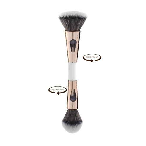 Sloane 4 in 1 TravelBrush with Foundation Brush,Powder Brush,Eyeshadow Blending Brush & Flat Brush | Soft Bristles Makeup Brushes Set for Women Sloane 4 in 1 TravelBrush with Foundation Brush,Powder Brush,Eyeshadow Blending Brush & Flat Brush | Soft Bristles Makeup Brushes Set for Women