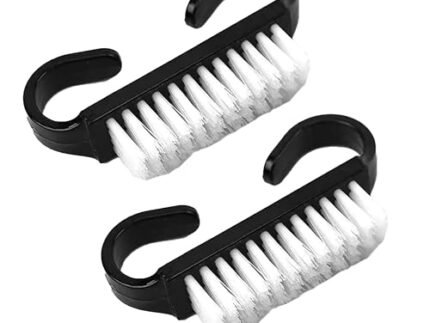 TEMPERIA (2pcs) Nail Brush Cleaner - Pedicure & Manicure Brush for Feet & Nail Cleaning - Handle Grip - Random Colour - (SZ003)