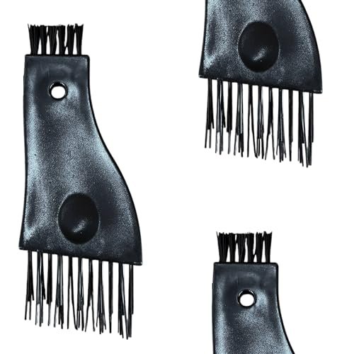 TEMPERIA Comb Cleaner Brush for Hair Brush | Dual-Sided Tool for Removing Hair, Dust & Lint | Compact, Durable & Easy to Use | Pack of 1 (Black) TEMPERIA Comb Cleaner Brush for Hair Brush | Dual-Sided Tool for Removing Hair, Dust & Lint | Compact, Durable & Easy to Use | Pack of 1 (Black)