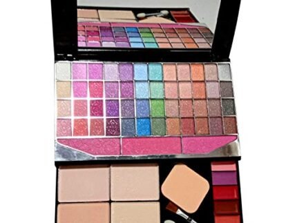 TYA 590 Makeup Kit With 48 Eyeshadow 4 Compact (2 Matt) (2 Shimmer) 3 blush 6 LIPISTICK With Brushes