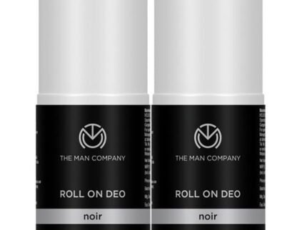 The Man Company Deodrant Roll on Combo Set for Men – Noir | Premium Fragrance with 24-Hour Freshness | Removes Body Odour | Compact & Easy-To-Use – 55ml*2
