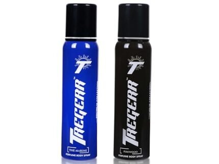 The Marine Perfume Body Spray 120ml and Firewood Perfume Body Spray 120ml Combo [ Pack of 2] | Long Lasting Fragrance for Men| No Gas Deodorant for men | Premium Collection |