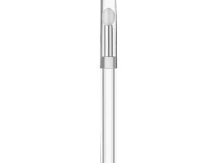 URBAN BOX Silicone Lip Brushes, Soft and Smooth Lipstick Applicator, Retractable, Reusable, White