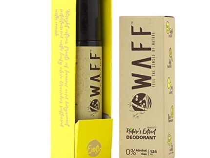 WAFF Exotic Deodorant Body Spray for Men & Women | Alcohol-Free, Non-Flammable | Lemon & Bergamot Deodorant | Long-Lasting Unisex Natural Body Deo Spray for Freshness | 135 ml