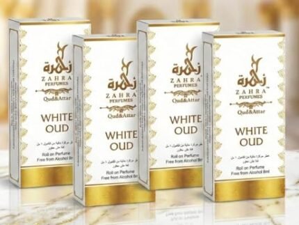 White Oud Combo Pack, Roll-on, Alcohol-Free, 4 x 6ml | Unisex | Long Lasting | Perfume for Man & Perfume for Woman